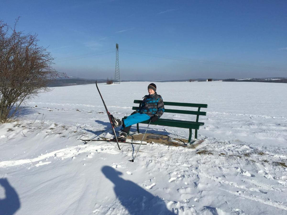 Ferienwohnungen Am Feldrain - Gornau Im Erzgebirge Zschopau Buitenkant foto