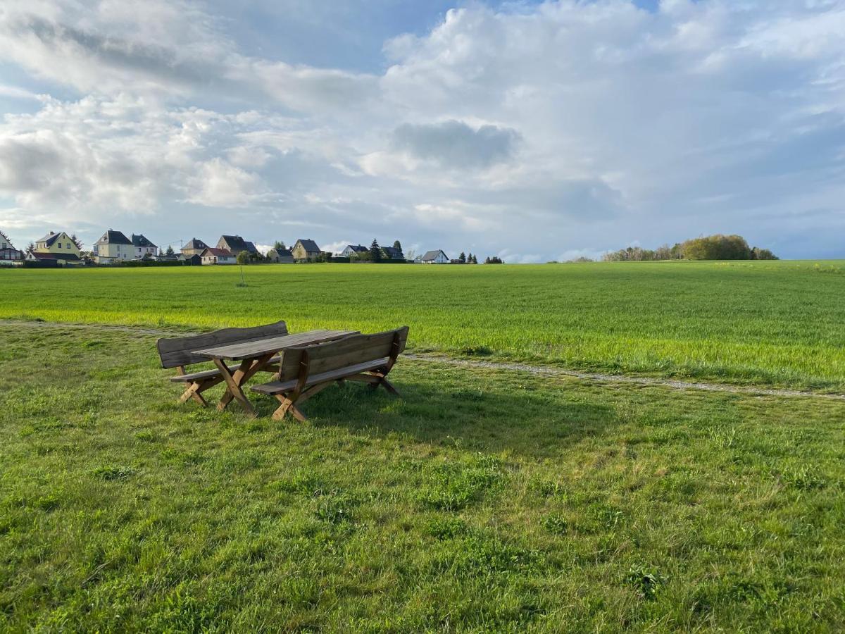 Ferienwohnungen Am Feldrain - Gornau Im Erzgebirge Zschopau Buitenkant foto